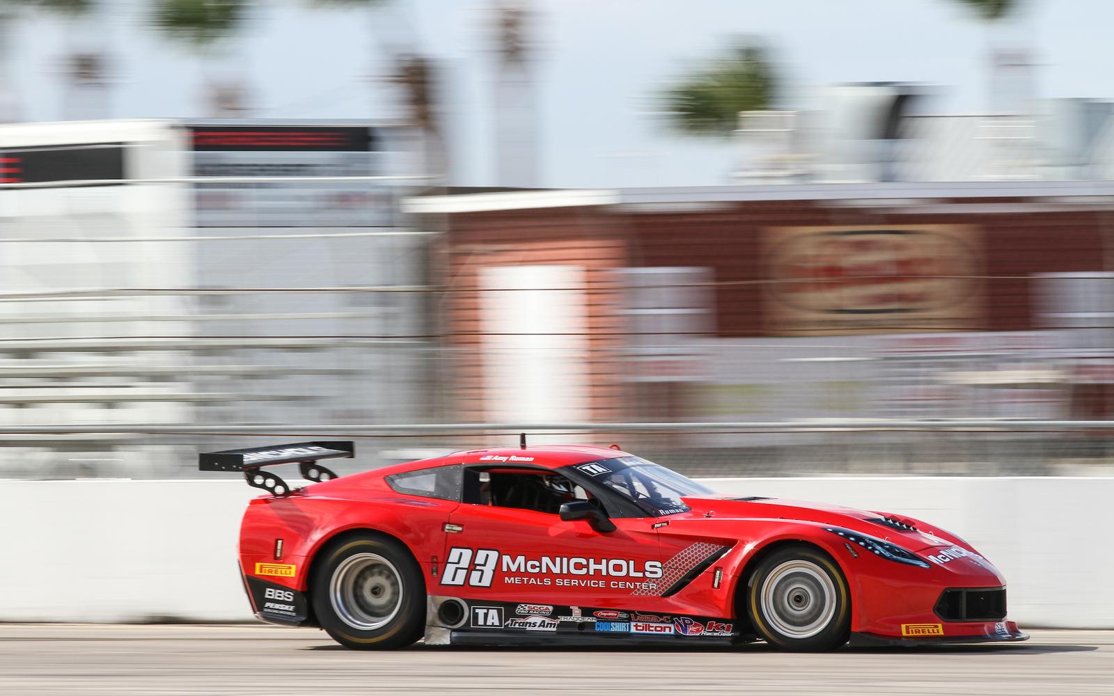 Ruman and the No. 23 McNichols Co. Corvette Back for 2018 Trans Am Season